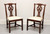 SOLD - HENKEL HARRIS 101S 29 Mahogany Dining Chairs - Pair