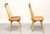 SOLD - WA Mitchell of Maine Temple Dining Side Chairs - Pair A