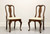 SOLD - PENNSYLVANIA HOUSE Queen Anne Cherry Dining Side Chairs - Pair B