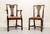 SOLD - Antique 19th Century Mahogany Chippendale Cottage Dining Chairs - Set of 8