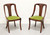 SOLD - HICKORY CHAIR Mahogany Empire Style Dining Chairs - Pair B