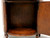 SOLD - Hepplewhite Inlaid Burl Maple Demilune Console Cabinet