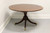 SOLD - BAKER Historic Charleston Banded Mahogany Single Pedestal Oval Dining Table