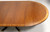 SOLD - BAKER Historic Charleston Banded Mahogany Single Pedestal Oval Dining Table