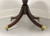 SOLD - BAKER Historic Charleston Banded Mahogany Single Pedestal Oval Dining Table