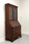 CRAFTIQUE Solid Mahogany Chippendale Secretary Desk w/ Bookcase