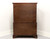 SOLD - CRAFTIQUE Solid Mahogany Chippendale Chest on Chest