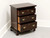 SOLD - CRAFTIQUE Solid Mahogany Chippendale Three-Drawer Nightstand