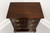 SOLD - CRAFTIQUE Solid Mahogany Chippendale Three-Drawer Nightstand