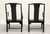 SOLD -  CENTURY Chin Hua by Raymond Sobota Asian Chinoiserie Dining Armchairs - Pair