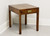 SOLD - HENREDON Scene One Campaign Style End Side Table