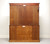 SOLD - HENKEL HARRIS 2365 29 Mahogany Breakfront China Cabinet