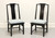 SOLD -  CENTURY Chin Hua by Raymond Sobota Asian Chinoiserie Dining Side Chairs - Pair B
