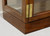 SOLD - JASPER Oak Campaign Style Curio Cabinet - A