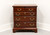 SOLD - LINK-TAYLOR Heirloom Planters Solid Mahogany Chippendale Bedside Chest - B