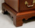 SOLD - LINK-TAYLOR Heirloom Planters Solid Mahogany Chippendale Bedside Chest - B