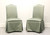 SOLD - FAIRFIELD CHAIR CO Transitional Style Parsons Chairs - Pair