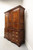 SOLD -  HENREDON Salem Cherry Chippendale Style Large Armoire w/ Ogee Bracket Feet