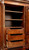 SOLD -  HENREDON Salem Cherry Chippendale Style Large Armoire w/ Ogee Bracket Feet