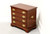 SOLD - HENKEL HARRIS 5417 24 Solid Wild Black Cherry Chippendale Hanover Chairside Chest - A