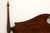 SOLD - HENREDON Salem Cherry Chippendale Style Short Post King Size Headboard