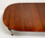 SOLD - CRAFTIQUE Solid Mahogany Queen Anne Dining Table