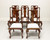 SOLD - CRAFTIQUE Solid Mahogany Queen Anne Dining Chairs - Set of 8