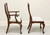 SOLD - CRAFTIQUE Solid Mahogany Queen Anne Dining Chairs - Set of 8