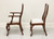 SOLD - CRAFTIQUE Solid Mahogany Queen Anne Dining Chairs - Set of 8