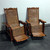 SOLD OUT - Solid Rosewood Slatted Recliners / Reclining Chairs - Pair