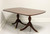 SOLD -  HENKEL HARRIS 2208 29 Solid Mahogany Double Pedestal Dining Table