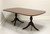 SOLD -  HENKEL HARRIS 2208 29 Solid Mahogany Double Pedestal Dining Table
