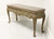 SOLD - EJ VICTOR French Louis XV Style Marble Top Console Sofa Table