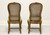 SOLD - DREXEL HERITAGE French Provincial Style Oak Dining Side Chairs - Pair A