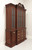 SOLD - CRAFTIQUE Solid Mahogany Chippendale Breakfront China Cabinet