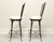 SOLD - CHARLESTON FORGE Wrought Iron Shaker Arch Bar Height Swivel Stools - Pair E