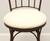 SOLD - CHARLESTON FORGE Wrought Iron Shaker Arch Bar Height Swivel Stools - Pair D