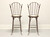 SOLD - CHARLESTON FORGE Wrought Iron Shaker Arch Bar Height Swivel Stools - Pair C