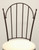 SOLD - CHARLESTON FORGE Wrought Iron Shaker Arch Bar Height Swivel Stools - Pair C