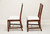 SOLD - HENKEL HARRIS 107S 29 Mahogany Chippendale Dining Side Chairs - Pair C