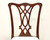 SOLD - HENKEL HARRIS 107S 29 Mahogany Chippendale Dining Side Chairs - Pair C