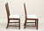 SOLD - HENKEL HARRIS 107S 29 Mahogany Chippendale Dining Side Chairs - Pair B