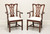 SOLD - HENKEL HARRIS 107A 29 Mahogany Chippendale Dining Armchairs - Pair