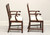 SOLD - HENKEL HARRIS 107A 29 Mahogany Chippendale Dining Armchairs - Pair