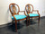 SOLD - HENREDON Natchez Collection Mahogany Dining / Accent Chairs - Pair 2