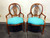 SOLD - HENREDON Natchez Collection Mahogany Dining / Accent Chairs - Pair 2