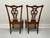 SOLD - PENNSYLVANIA HOUSE Solid Cherry Chippendale Style Ball in Claw Dining Side Chairs - Pair C