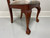 SOLD - PENNSYLVANIA HOUSE Solid Cherry Chippendale Style Ball in Claw Dining Side Chairs - Pair B