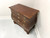 HENREDON Burl Walnut Chippendale Style Bombe Bachelor Chest