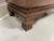 HENREDON Burl Walnut Chippendale Style Bombe Bachelor Chest